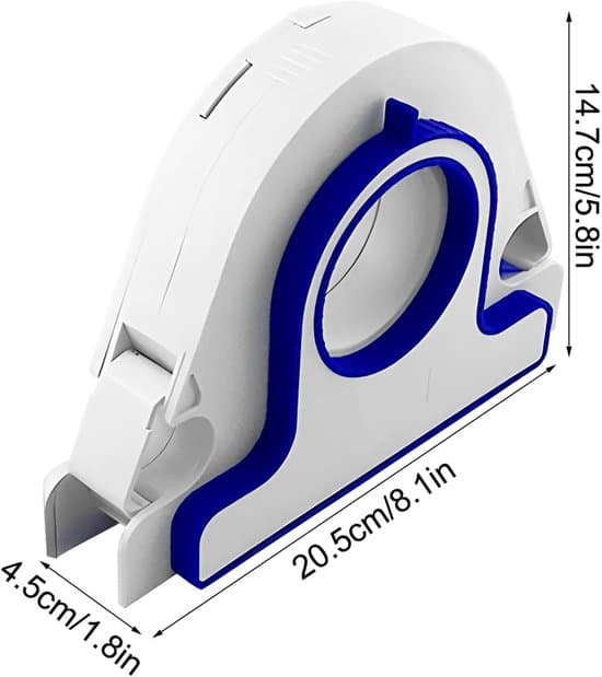 Portable Painter's Tape Applicator with Ergonomic Handle, Easy Tape Dispenser for Precise Application on Floors, Walls, Doors, and Window Frames