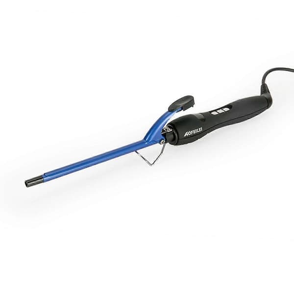 9 mm tynn krølltang Profesjonell 9 mm krølltang Hårkrøller Krøllstav Blue