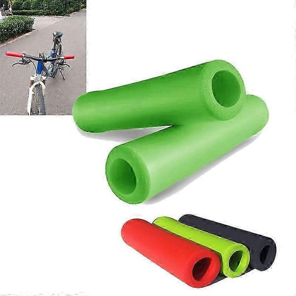 Styrgreb til Scooter BMX MTB Cykel Ultralet Silikone Grøn