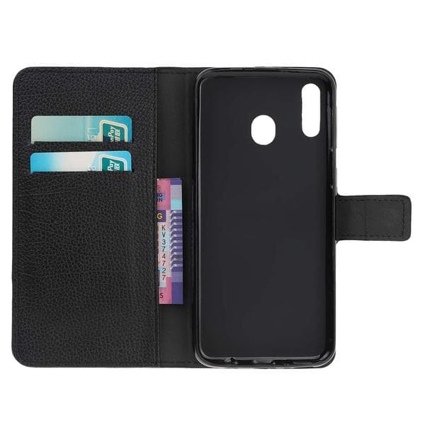 Lompakkokotelo Samsung Galaxy A40 - Musta Black