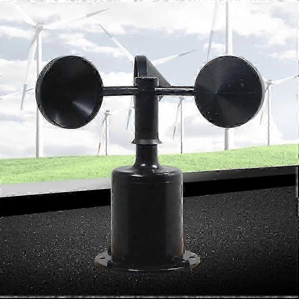 Tre-kopps anemometer vindhastighetssensor 0–70m/s, pulsutgang DC5-30V for værstasjon