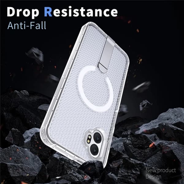 Mobildeksel til Galaxy XCover 7 Pro Magsafe Grid Texture Transparent 71