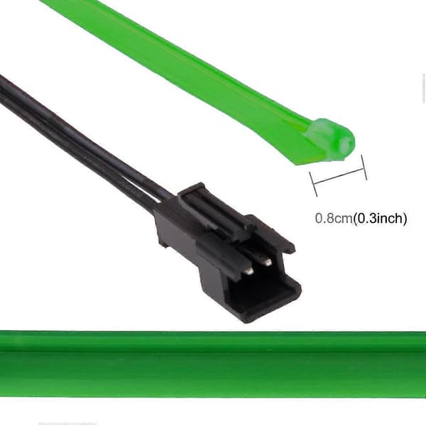4m kaldt lys fleksibel LED-stripe for bildekorasjon Green Light