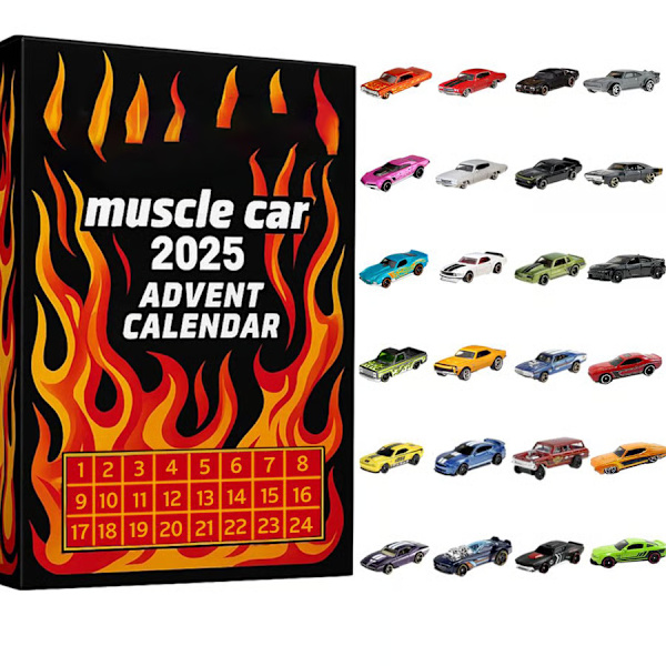 Hot Wheels Bil Julkalender 2025