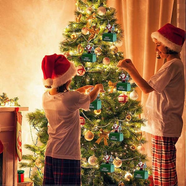 Grön julbrevlåda hänge