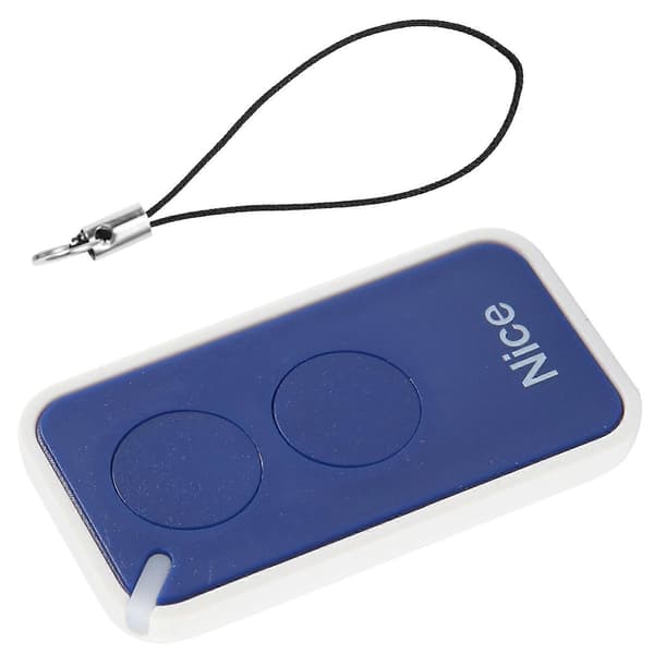 För NICE Universal Garagefjärrkontroll 433.92MHz 2-kanals rullande kod D Blue