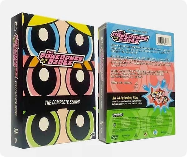 Powerpuff Pigerne: Den komplette serie (DVD 2024 12-Disc Box Set) engelsk version