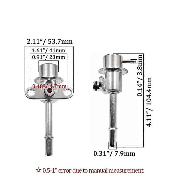 FP47-13-280C Brændstoftrykregulator til Protege Protege5 99-03 Silver