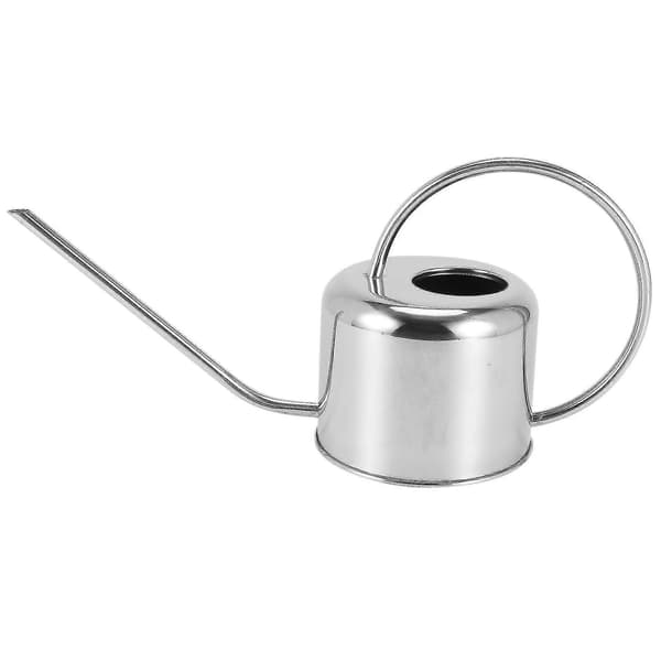 Lille vandkande 900 ml rustfrit stål til blomsterpotter husholdning Silver