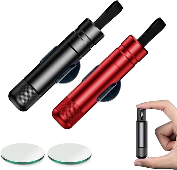 Safe Pro X Car Emergency Hammer, Automatic Window Hammer for Land and Underwater Use (2 pcs. - A) A