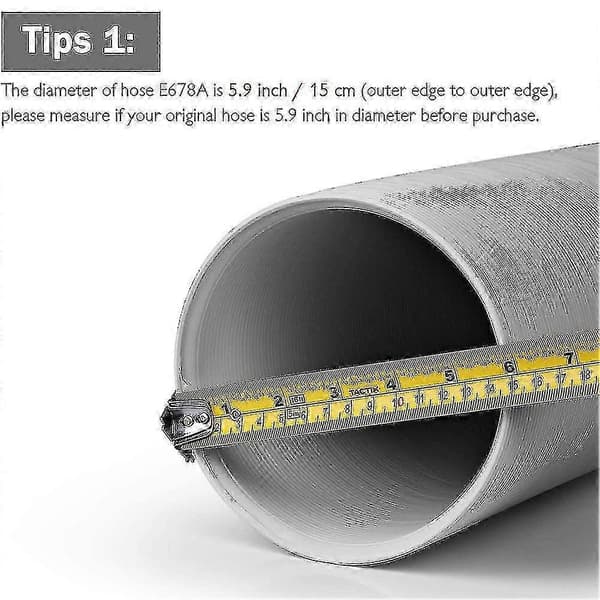 Luftkonditioneringsventilationsslang 150 mm, PVC-avgasrör