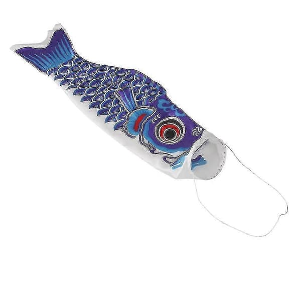 4x40cm Japansk Koinobori Karpe Drage Vindpose Blå
