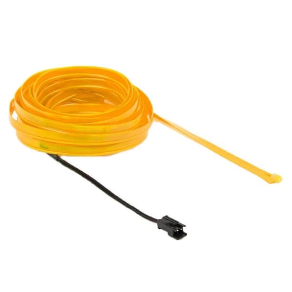 4m kaldt lys fleksibel LED-stripe for bildekorasjon Yellow Light