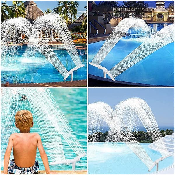 Fontænedyser - Poolbeluftere Poolsprinklere | Passer til de fleste 1,5\" gevindforbindelser, justerbare værktøjer