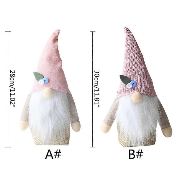Julenisse håndlaget svensk Tomte alv-pynt dekorasjon for gårdshus A