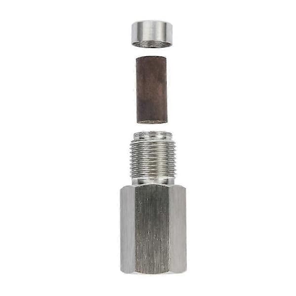 Universal rustfritt stål Sjekk motorlys Cel Mini-katalysator O2-sensor avstandsadapter M18x1.5 isolator bung-adapteromformer