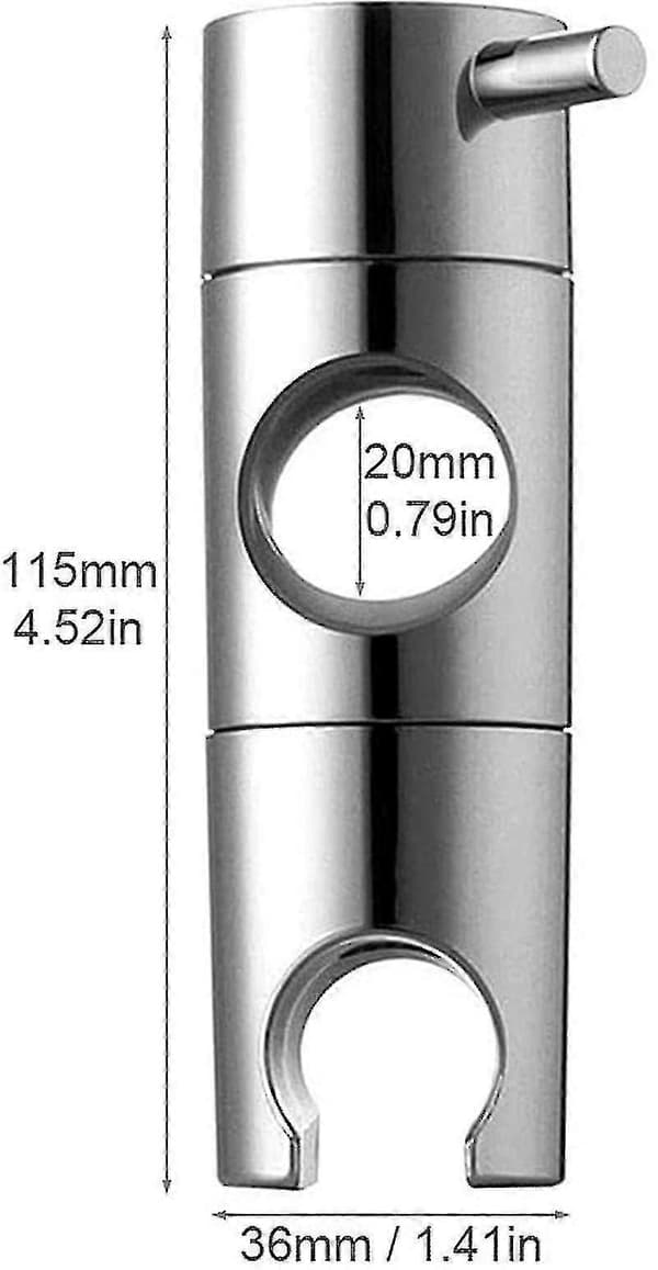 Dusjhodebrakett, Dusjhodeholdere Erstatning Dusjstang (størrelse: 19 mm) 20MM