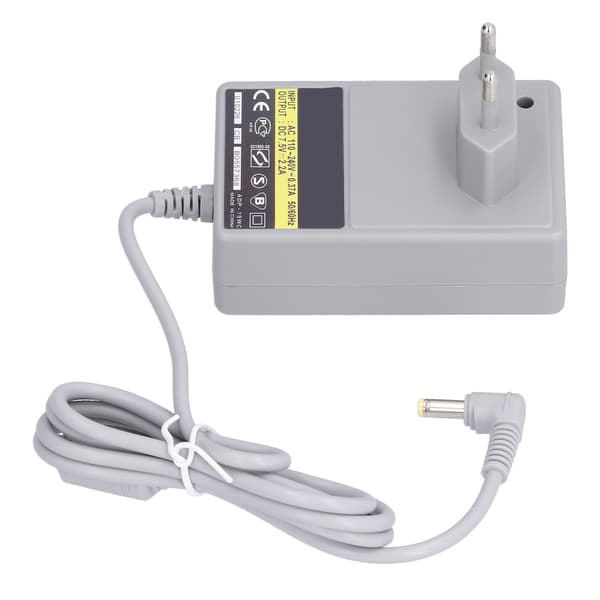 PS1 Charger EU Plug Durable Portable Power Adapter with Cord for Playstation 1 Console