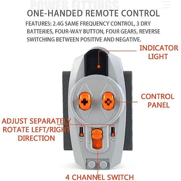 [14]IR Remote Control 8885-IR Control 8885 IR Remote Control 8885 for Power Functions Servomotor
