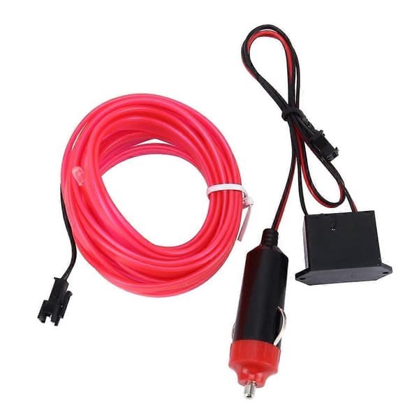 4m kaldt lys fleksibel LED-stripe for bildekorasjon Pink Light