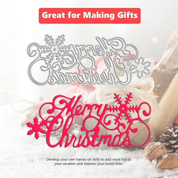 Merry Christmas-stansmallar för korttillverkning
