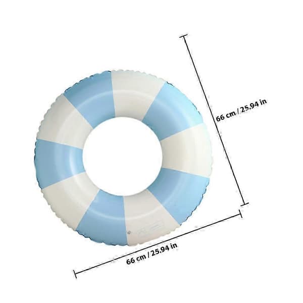 PVC Pool Float Ring Uppblåsbar Simring 1 Styck