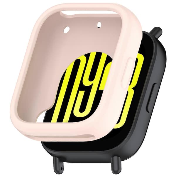 För Xiaomi Redmi Watch 5 Active Silikon Klockfodral Stötsäker Bumper Ram - Multicolor Light Pink