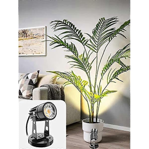 5W LED Uplight til planter med justerbar farvetemperatur indendørs