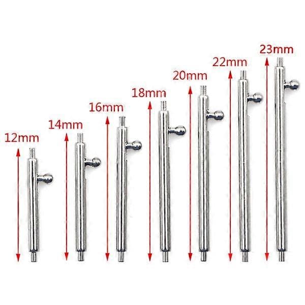 10 kpl/erä kellon yksittäisiä jousitappeja 23mm1.5mm Diameter