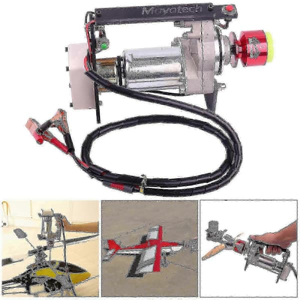 Startmotor passar Mayatech 10cc-80cc bensinmotor modell A