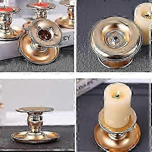 2-delt retro krystall lysestakesett, vintage aromaterapi lysestaker til jul