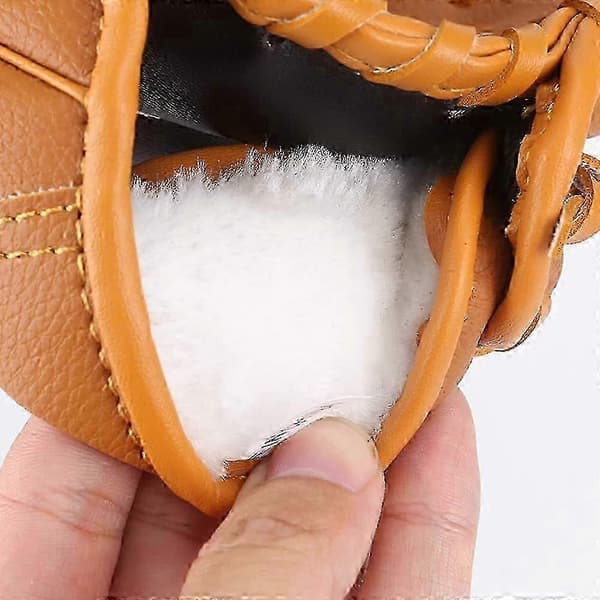 Baseballhandske til børn og voksne PU-læder med 1 blød bold 26,7 cm 31,8 cm træningssæt