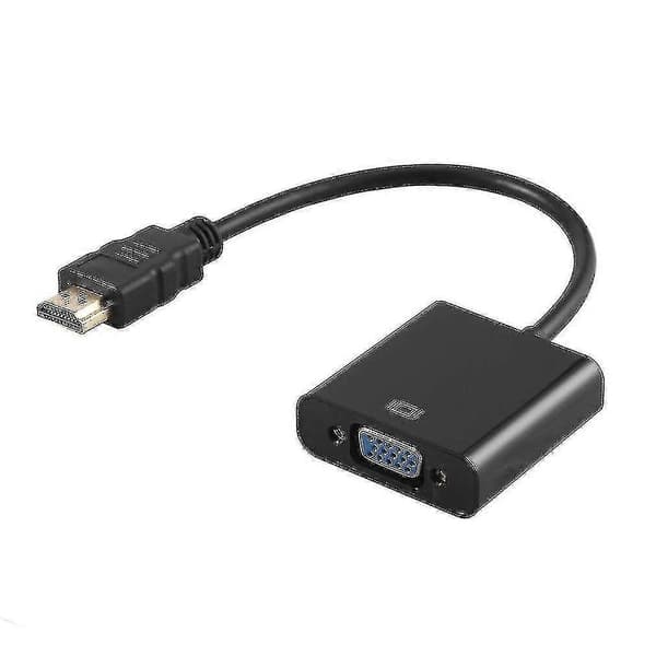 HDMI han til VGA hun videokonverter 1080p adapter til PC