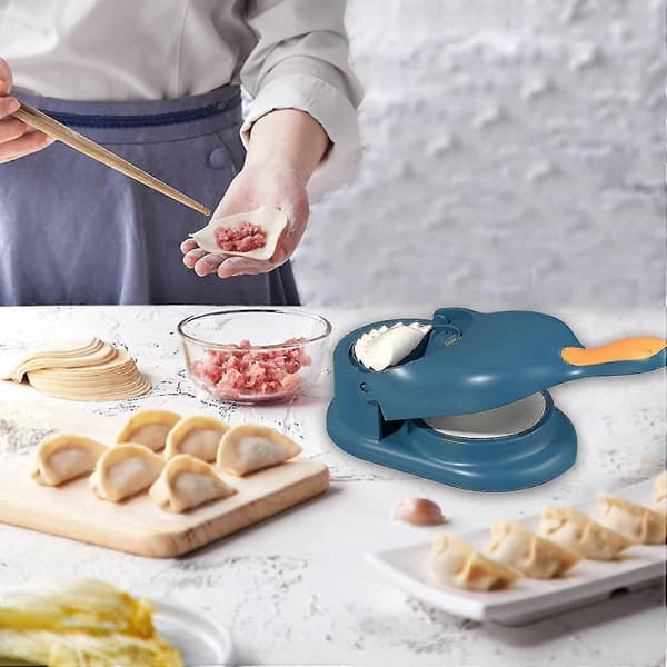 Dumpling Maker 2-i-1 Dumplingform, Manuell Degpress för Dumplingskal, Snabba Dumplingverktyg för Hemmet, Köket