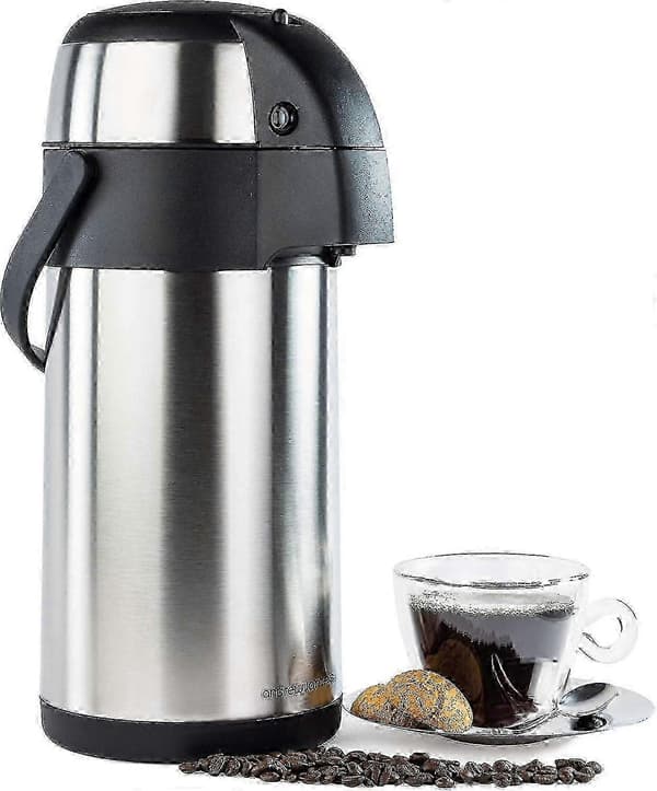 3L drikkedispenser i rustfrit stål, ideel til udendørs arrangementer 3 litres