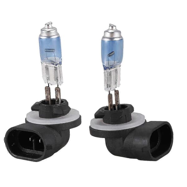 2 stk 881 100W DC 12V Superhvit Halogen Tåkelyspære for Bil