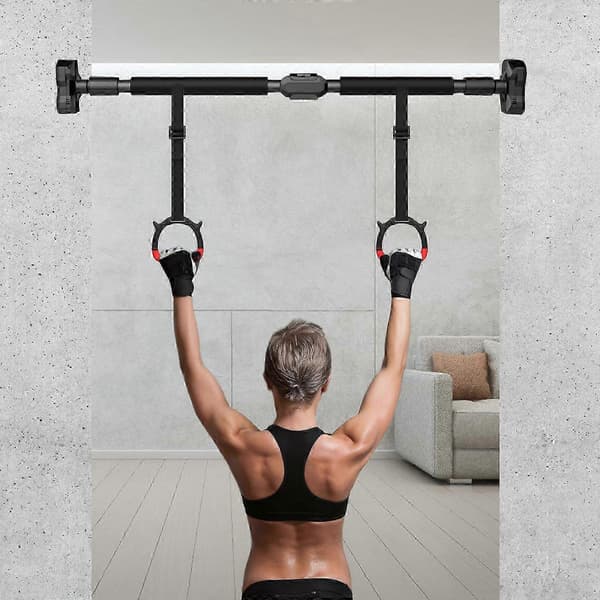 Justerbara gymnastikringar Pull Up Strap Set Hemmagym Styrketräning Multicolor