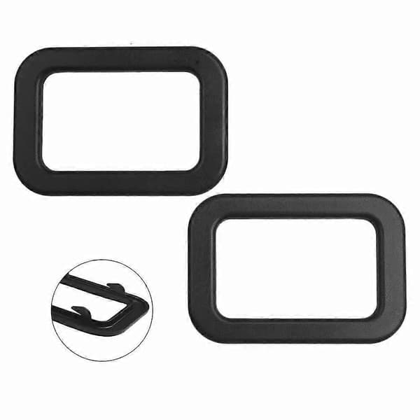 2 stk. dørhåndtaktrimmer for bilinteriør til E30 E24 E23 E28 Z1 635Csi M6 51211876043 Black