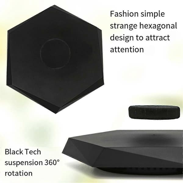 [14]360° Rotation Magnetisk Levitation Displaystativ til Legetøj Smykker Displaystativ Fancy Flydende Display
