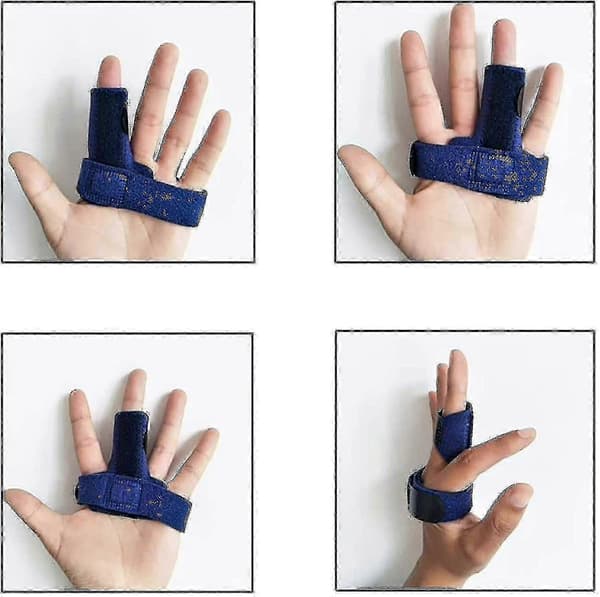 Trigger Finger Splint Justerbar Fästtejp för Låsning, Knäppning, Böjning, Senavlastning