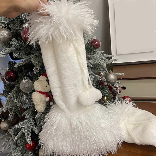 Furry Fishtail Vinter Benvarmere til Kvinder og Piger Hyggelige Termiske