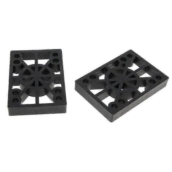 2 stk. hardplast skateboard risere 12 mm longboard støtputer land surfing skateboard tilbehør -Z