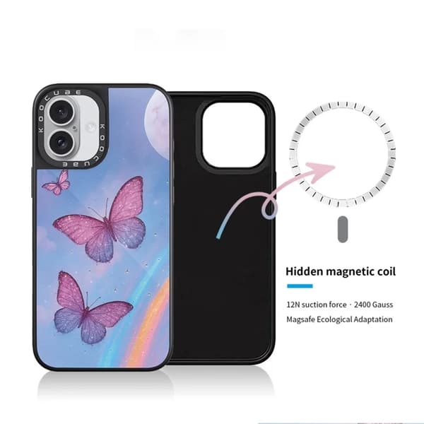 Mobilcover til iPhone 15 MagSafe Aluminium Silikone Style I 95
