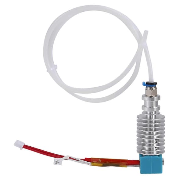 [14] Compatible with ANYCUBIC Mega/Mega S Mega X Chinron 4Max pro2.0 Vyper 3D printer extruder hot end with 0.4mm nozzle (Compatible with Mega X) Silver