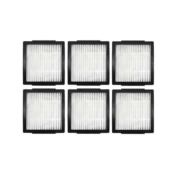 6 stk. Hepa-filter erstatningsfiltre til Combo J7+ robotstøvsugerdele