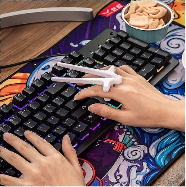 4 stk. snackspinner for spilling, tilbehør til fingermat for chips