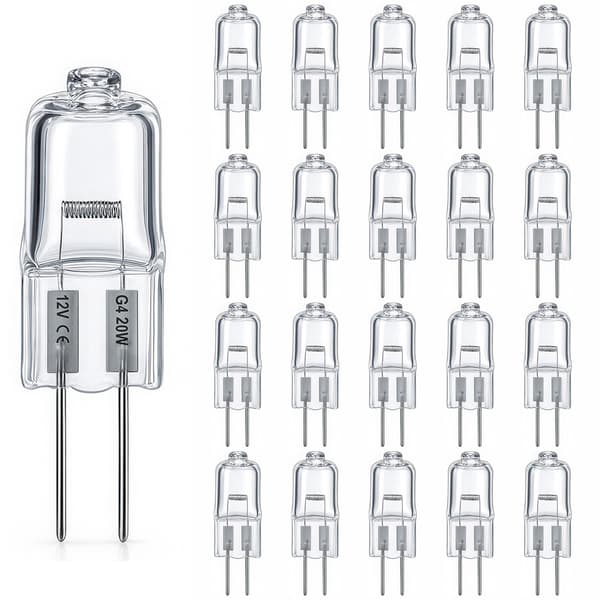 G4 Halogen Bulbs / Pin Bulbs - Halogen 53 20W (20-Pack)