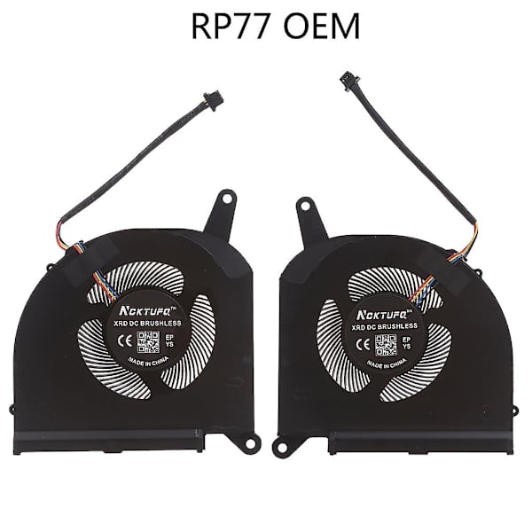 Bærbar CPU GPU Køleventilator Køler Radiator til AERO 15 OLED 17 RX7G RP77 RP75W CPU GPU