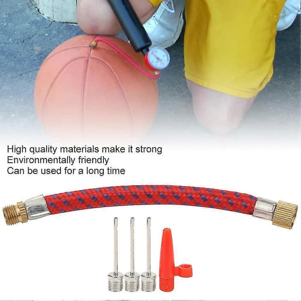 Ventilpumpadapter Luftnål Boll Uppblåsbart Munstycke för Cykeldäck