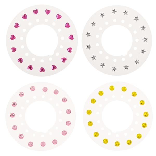 Bling Ultimate Glam Kit - Fester diamanter til håret ditt multifärg multicolor
